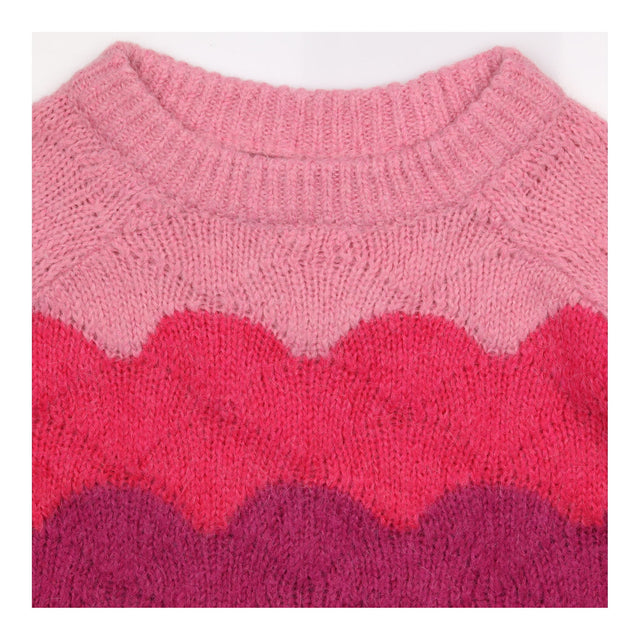 Jumper Pink Burgundy Wave