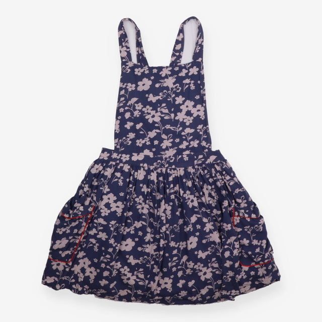 Pinafore navy floral