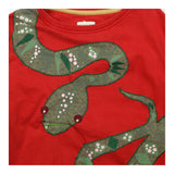 Sweater jersey red snake