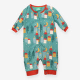 Green Trees and Houses Sleepsuit