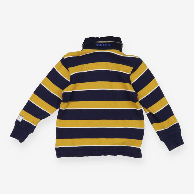 Rugby Shirt Yellow and Navy Striped
