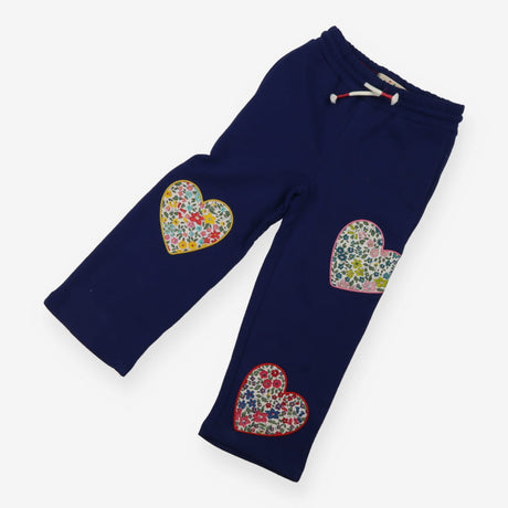 Blue Joggers Flowers in Hearts