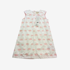 White piggy sundress