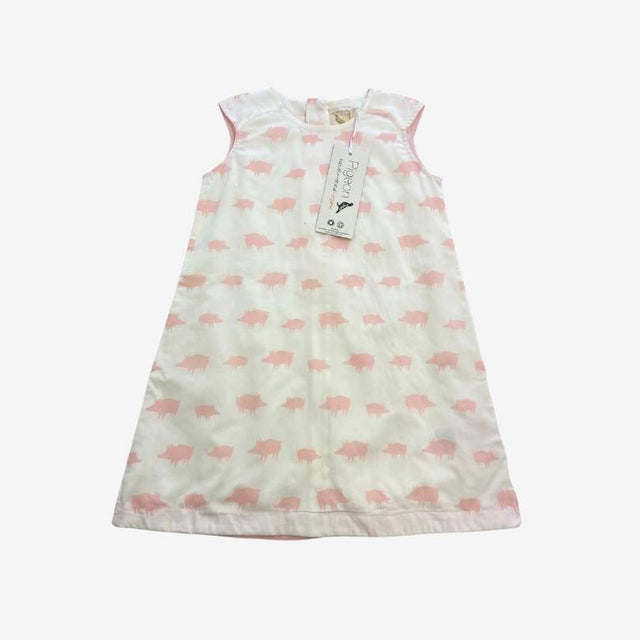 White piggy sundress