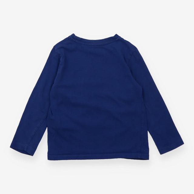 Blue Dino Skeleton Long Sleeve