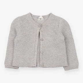 Grey Knit Cardigan