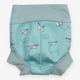 Swimming Nappy Blue with Paper Aeroplane