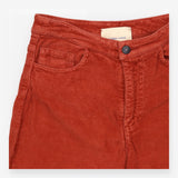 Trousers Rust Orange Corduroy Wide Leg High Waist