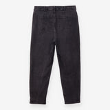 Barrel Jeans Washed Black High Rise Tapered Denim