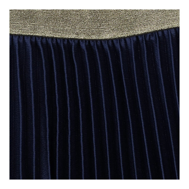 Frankie's Melbourne Navy pleated maxi skirt with g
