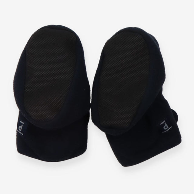Pram shoes navy blue velcro