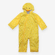 Rainsuit yellow raindrop duck