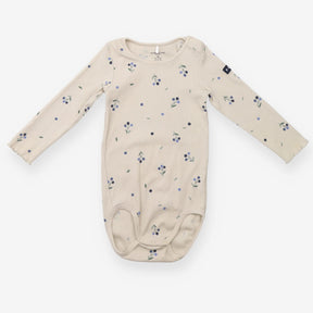Bodysuit Ribbed Oat Blueberries