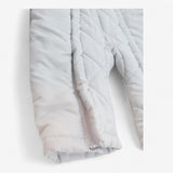 Grey Fleece Lined Footless Pramsuit 
