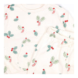 Sweater & Joggers White Festive Holly Print