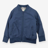 Dark blue bomber jacket