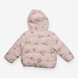 Puffer coat cherry pink