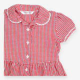 Girls Red School Dresses 2 Pack