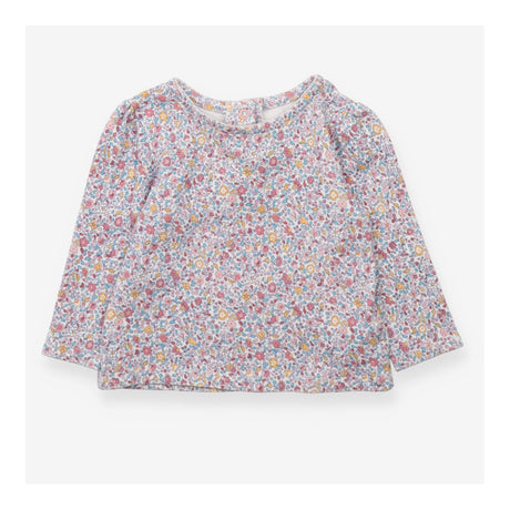 T-shirt ditsy pink and yellow Long Sleeve