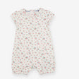 Romper white pink florals 