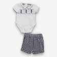 Body suit and shorts set kings guards