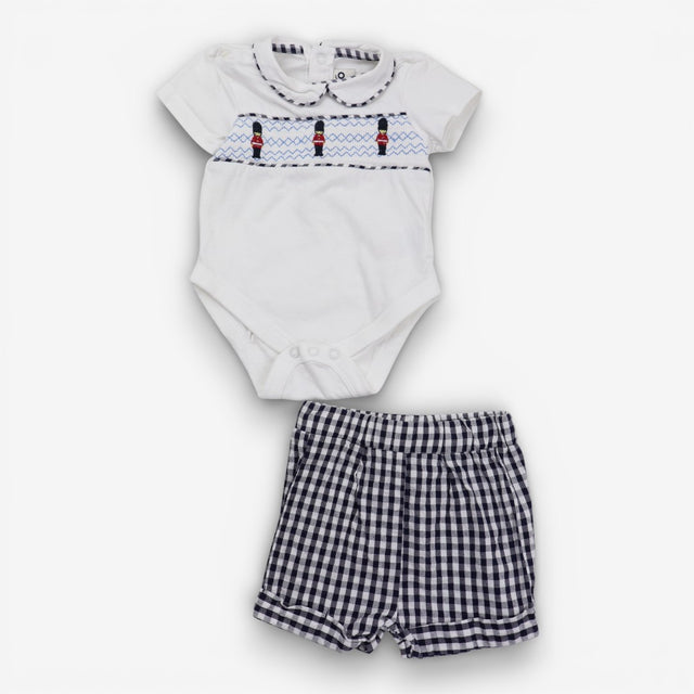 Body suit and shorts set kings guards