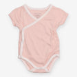 Bodysuit Wrap Over Pink Stripe