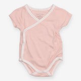 Bodysuit Wrap Over Pink Stripe