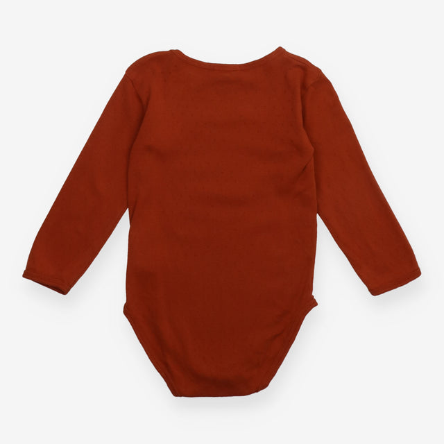 Siskin bodysuit long sleeve brown