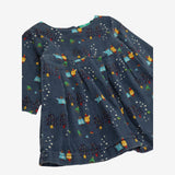 Night Time Forest Print Dress