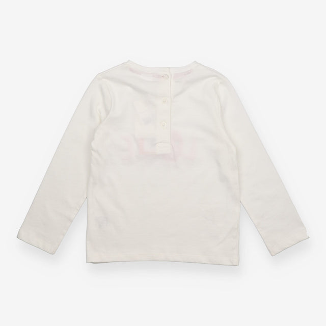 Heirloom White Tee Shirt Long Sleeve Love Ladybird