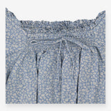 Blouse blue seashells
