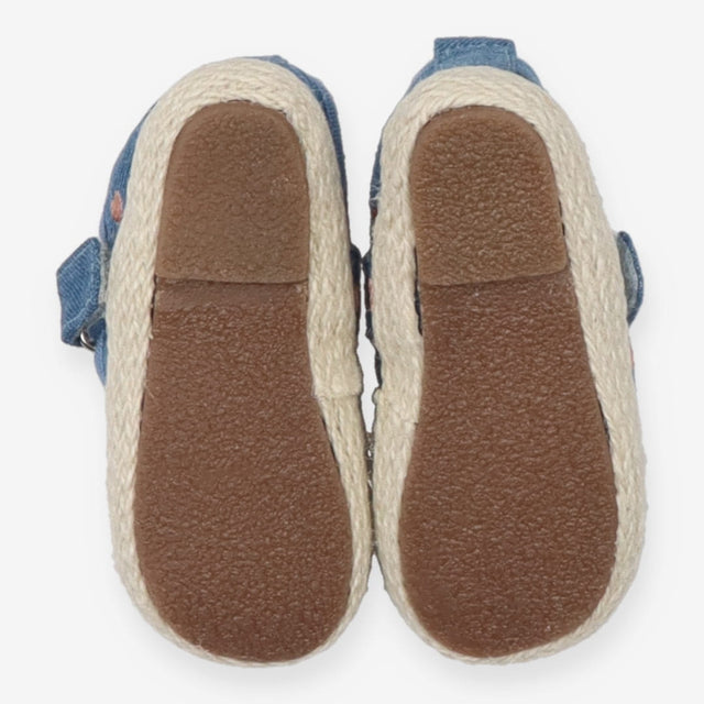 Baby Denim Espadrille Shoes Blue