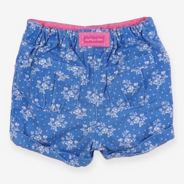 Shorts blue white flowers