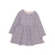 Pink leopard print LS dress