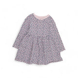 Pink leopard print LS dress