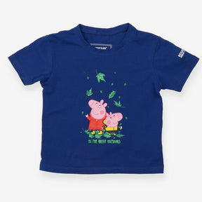 Tee SS Blue In The Great Outdoors Peppa Pig