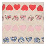 Sweater Dress Beige with Multi Colour Hearts