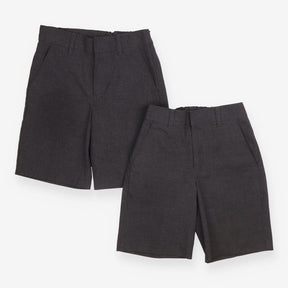 Uniform Grey School Shorts Pull On 2 Pack