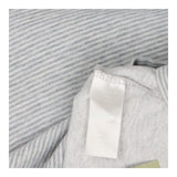 Grey Stripe Boatneck Batwing Lounge Top