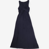 Black Knot Front V-Neck Sleeveless Jersey Maxi Dre