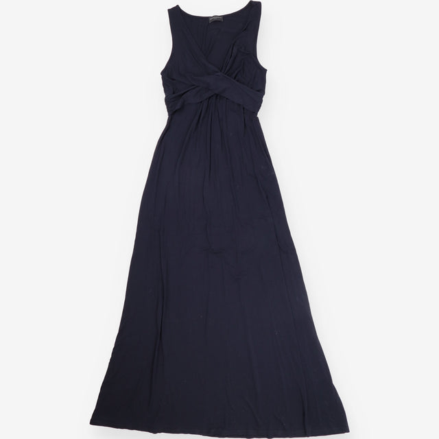 Black Knot Front V-Neck Sleeveless Jersey Maxi Dre