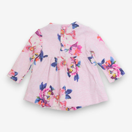 Dress Pink floral poppers
