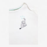 Sleepsack White with Elephant and Stars