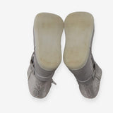 Silver patterned boots