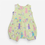 Romper yellow bunny