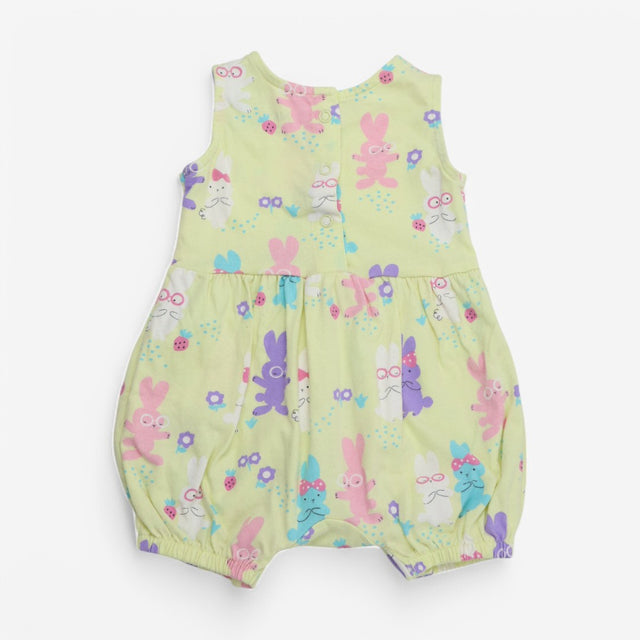 Romper yellow bunny