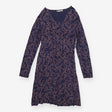 Dress navy blue with pink florals nursing 