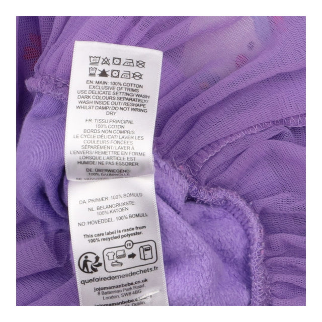 Sweater Jersey Purple Floral Unicorn Tuille Frill