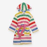 Colourful Striped Dressing Gown